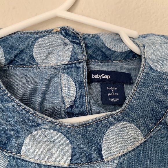 Toddler Denim Dress - Picture 2 of 3